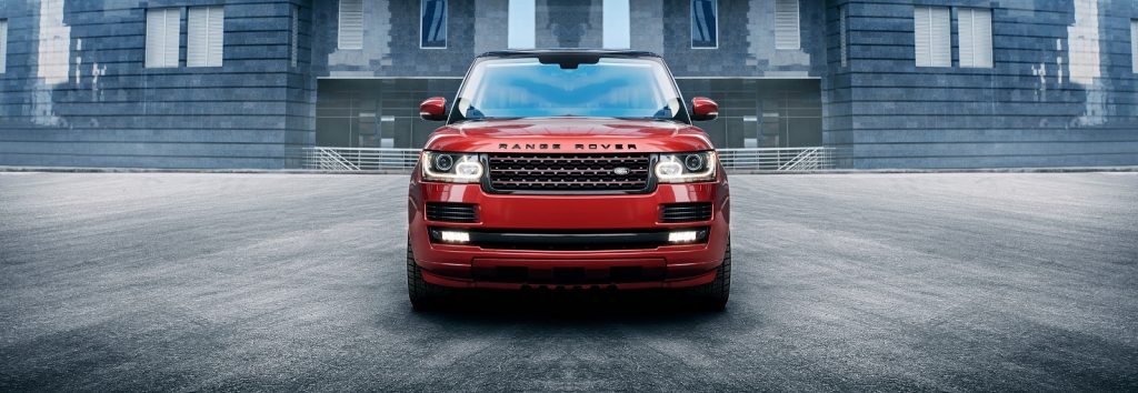 Car Land Rover Range Rover in the city at daytime